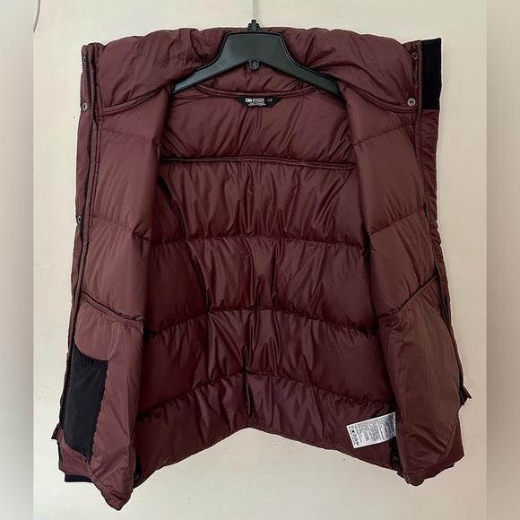 NWTs Outdoor Research Women's Coldfront Down Jacket. Elk. - Picture 5 of 16
